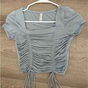light blue top size small